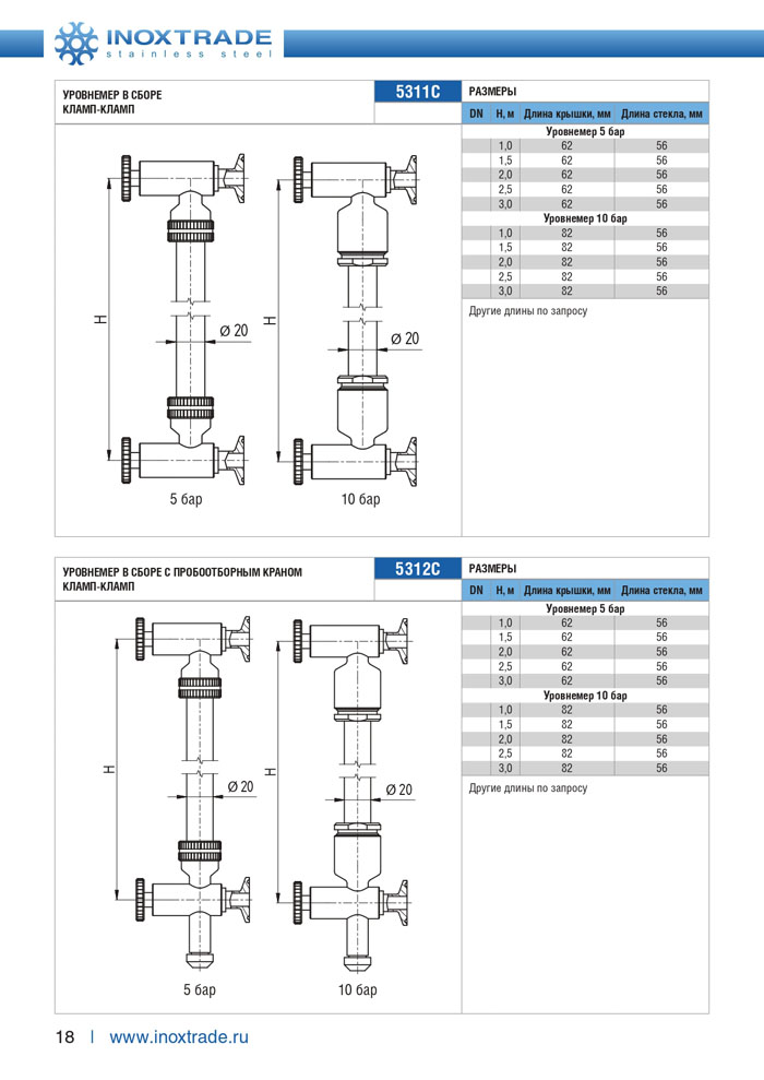 Специальная арматура и комплектующие Инокстрейд 18